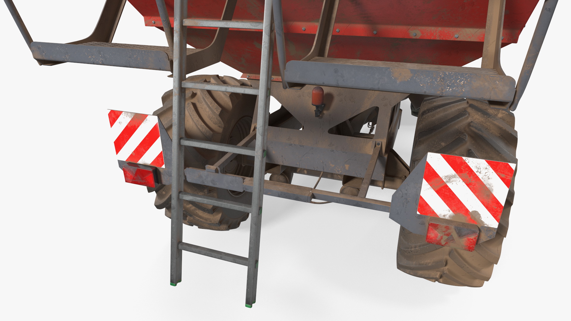 3D Vintage Tractor Ferguson 698 with Transbordeur