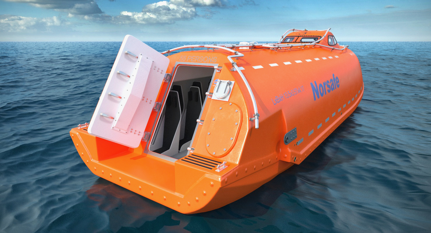 3D model Rescue Lifeboat