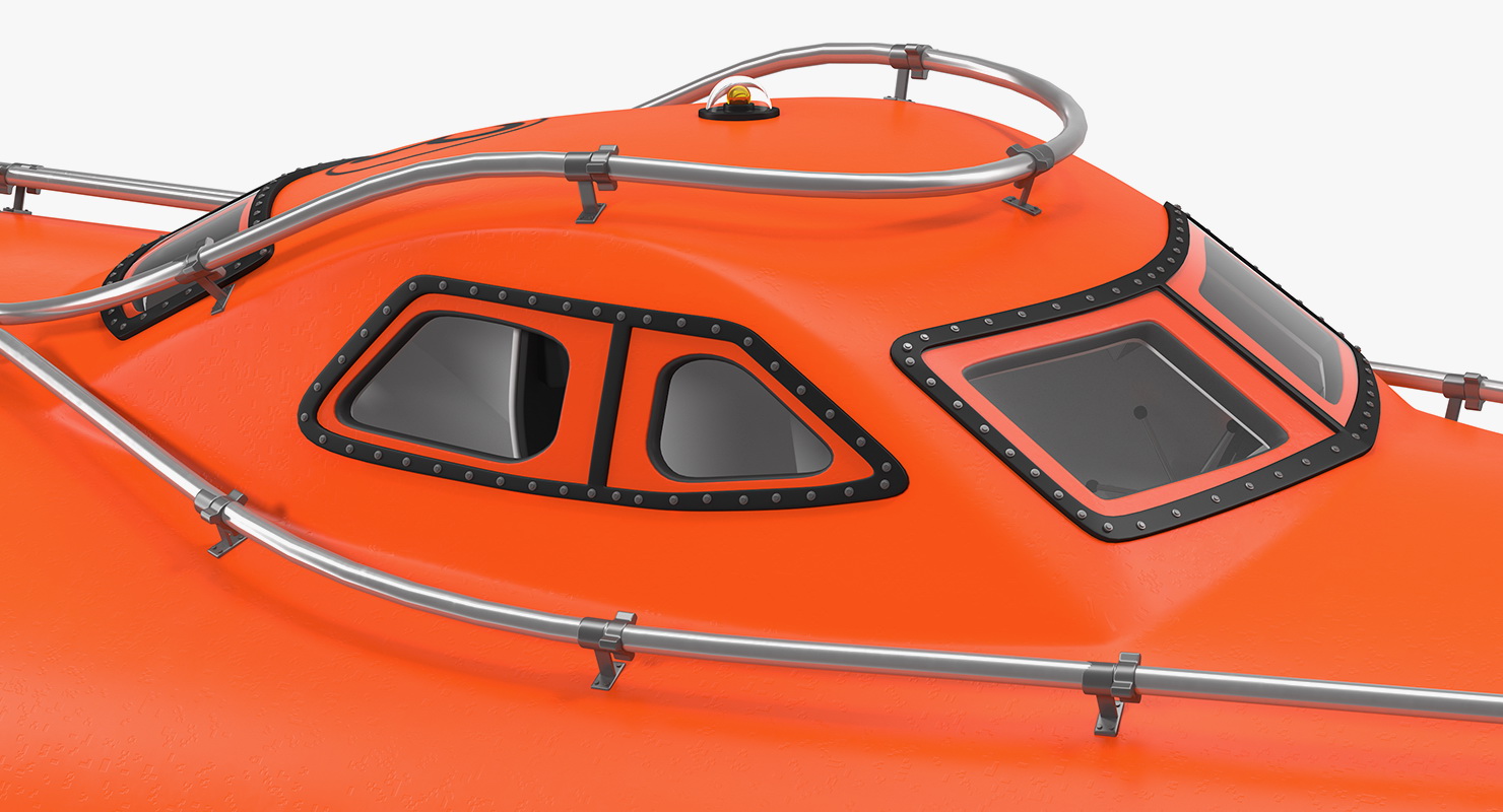 3D model Rescue Lifeboat