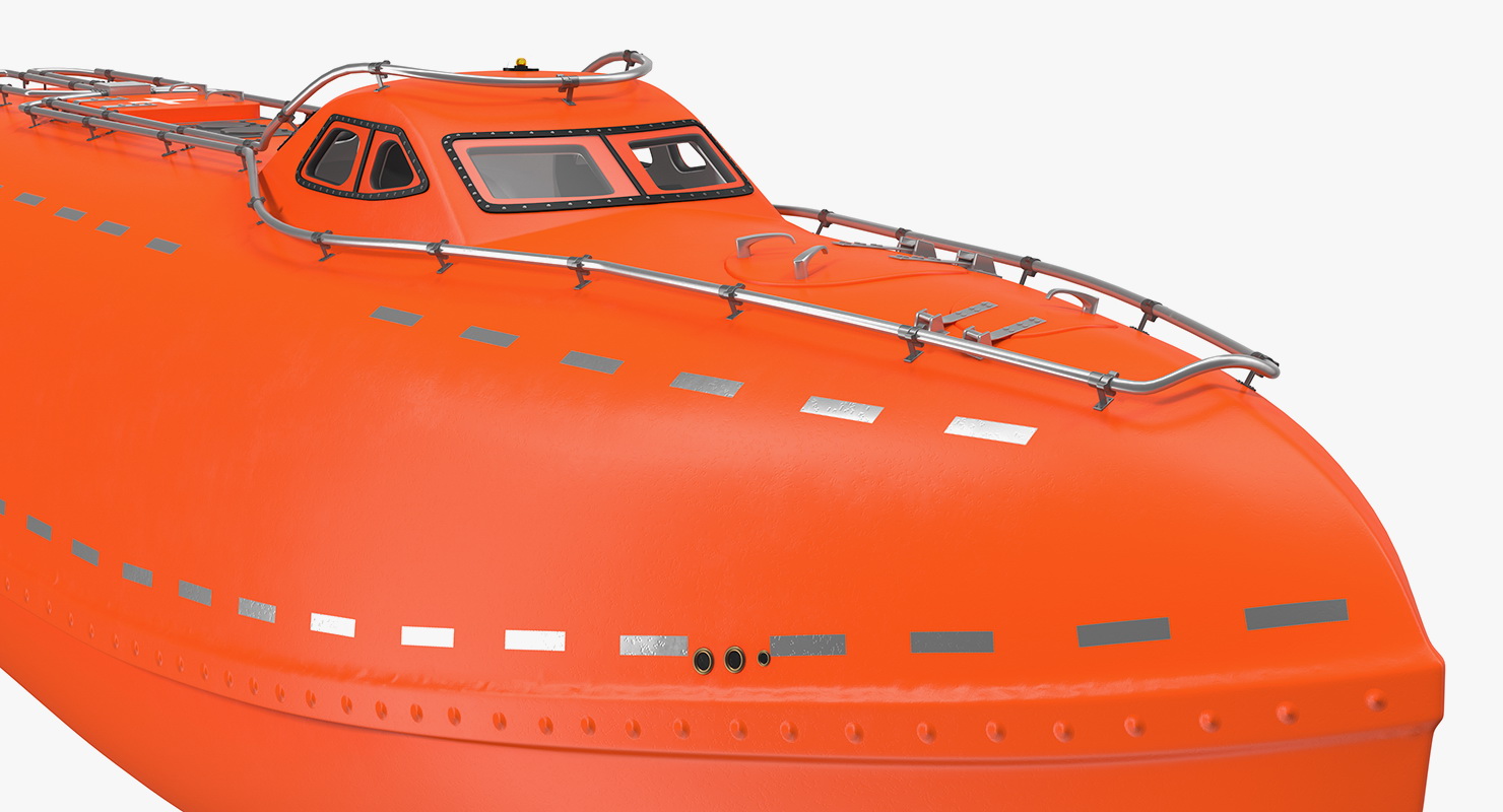 3D model Rescue Lifeboat