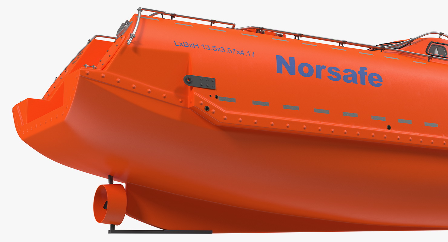 3D model Rescue Lifeboat