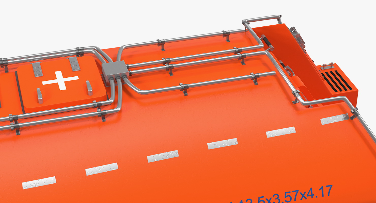 3D model Rescue Lifeboat