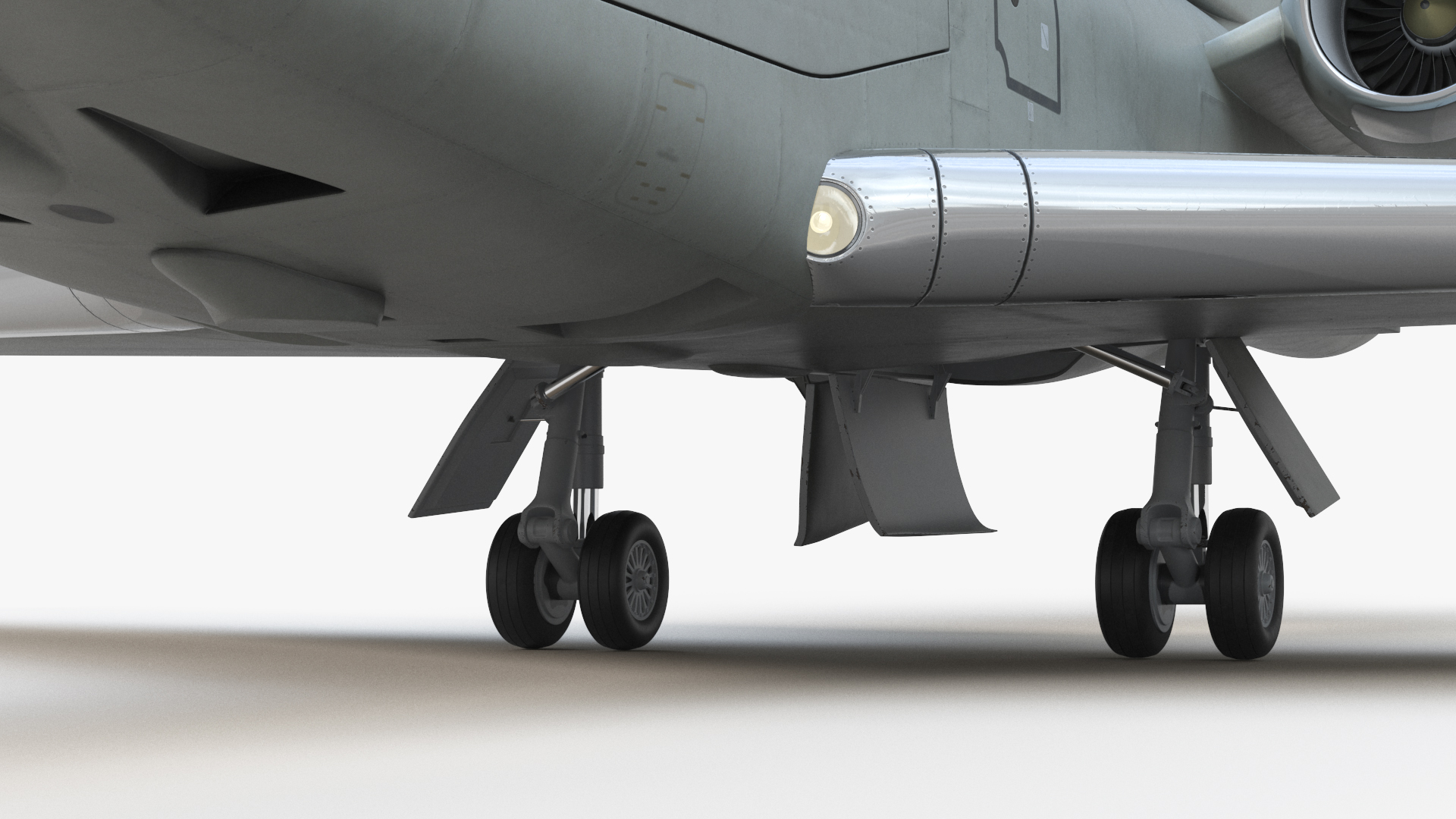 Airborne Early Warning Aircraft Simplified 3D