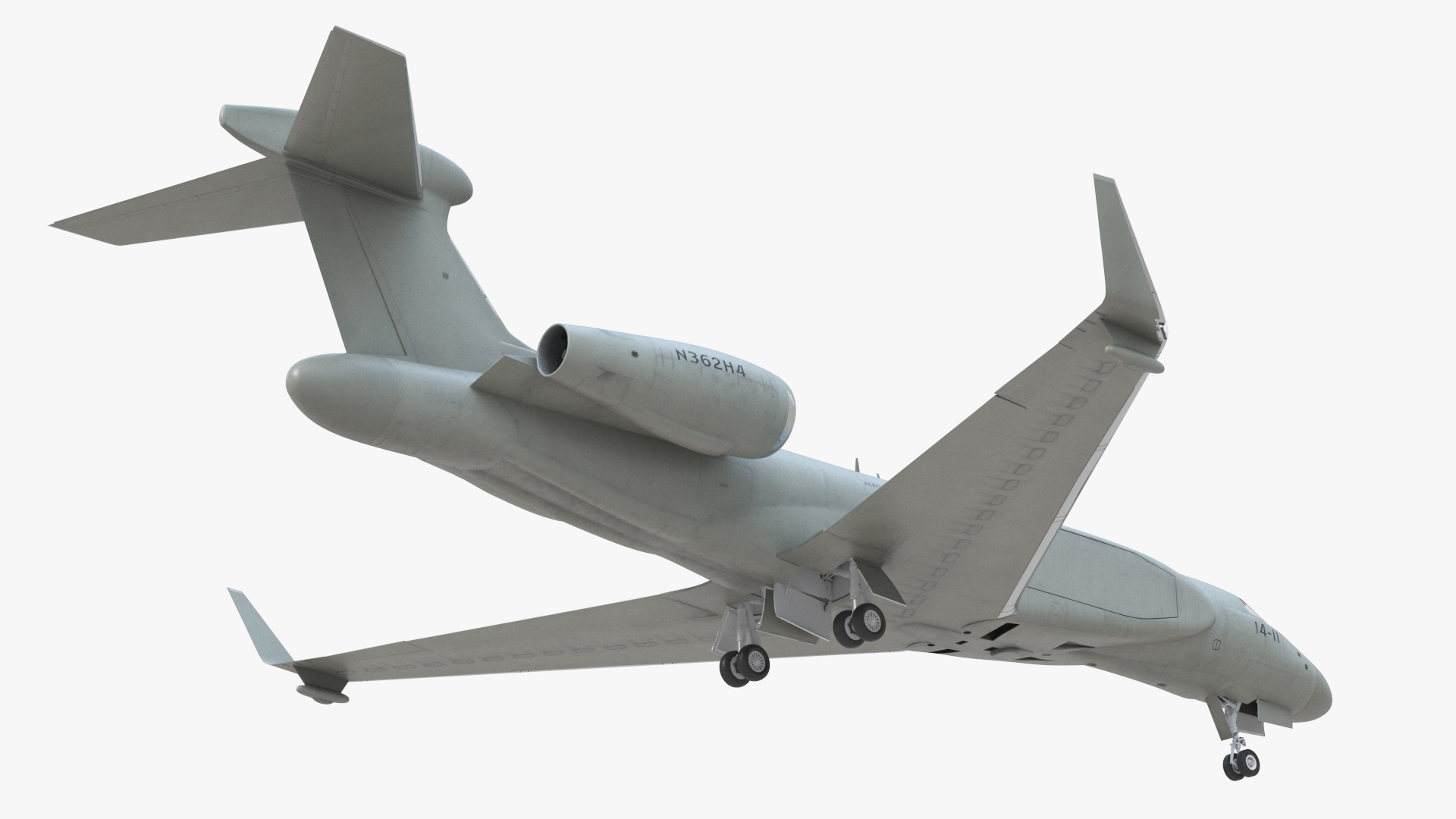 Airborne Early Warning Aircraft Simplified 3D