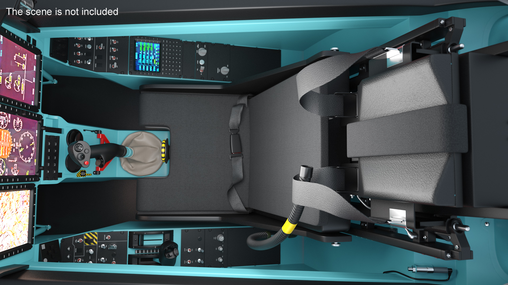 Training Aircraft Pilatus PC-21 Red Rigged 3D