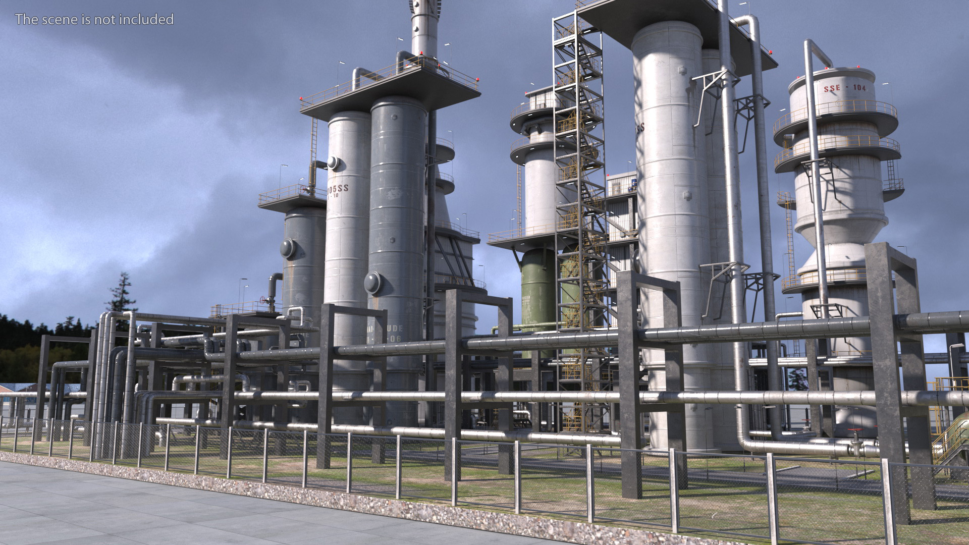 3D Fuel Processing Plant