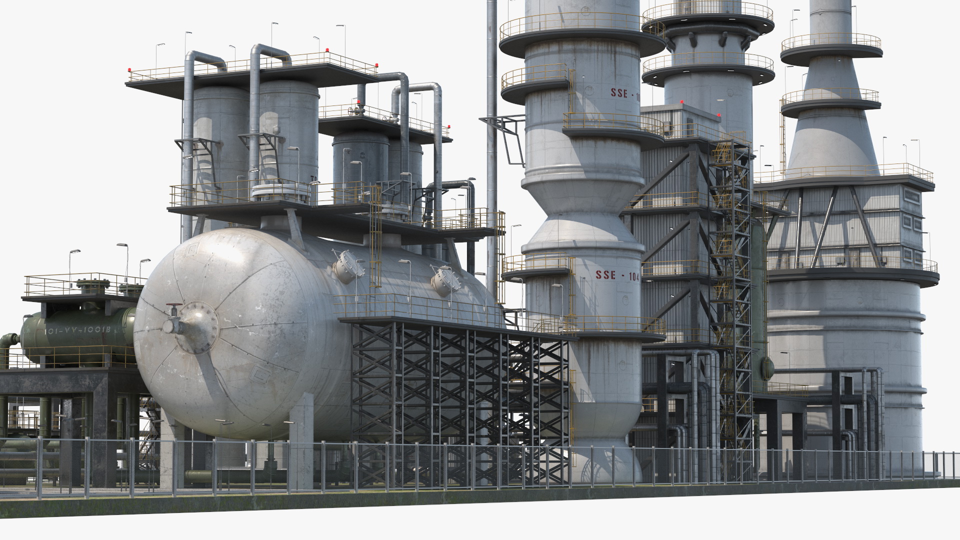 3D Fuel Processing Plant