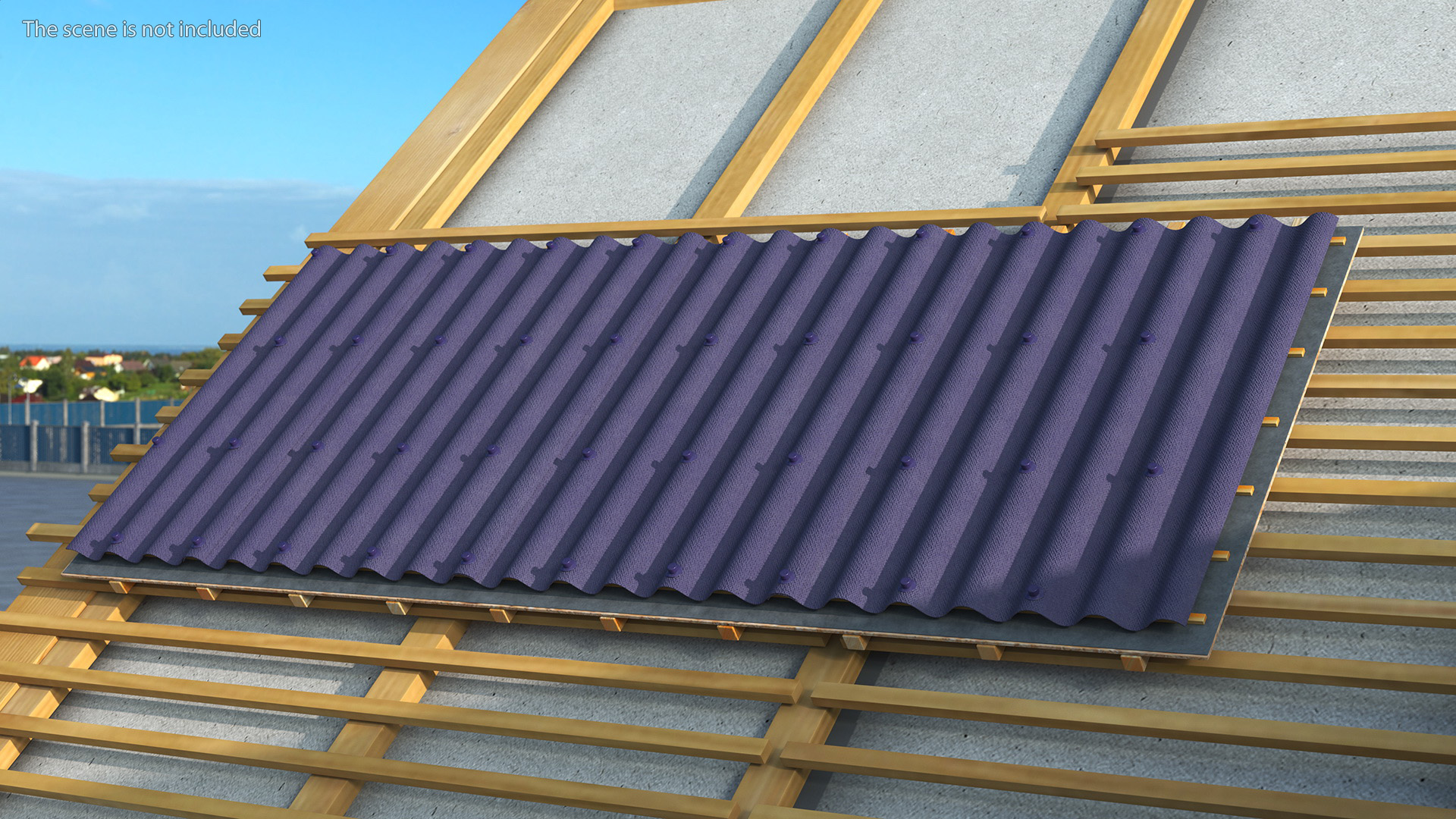 3D Onduline Roofing