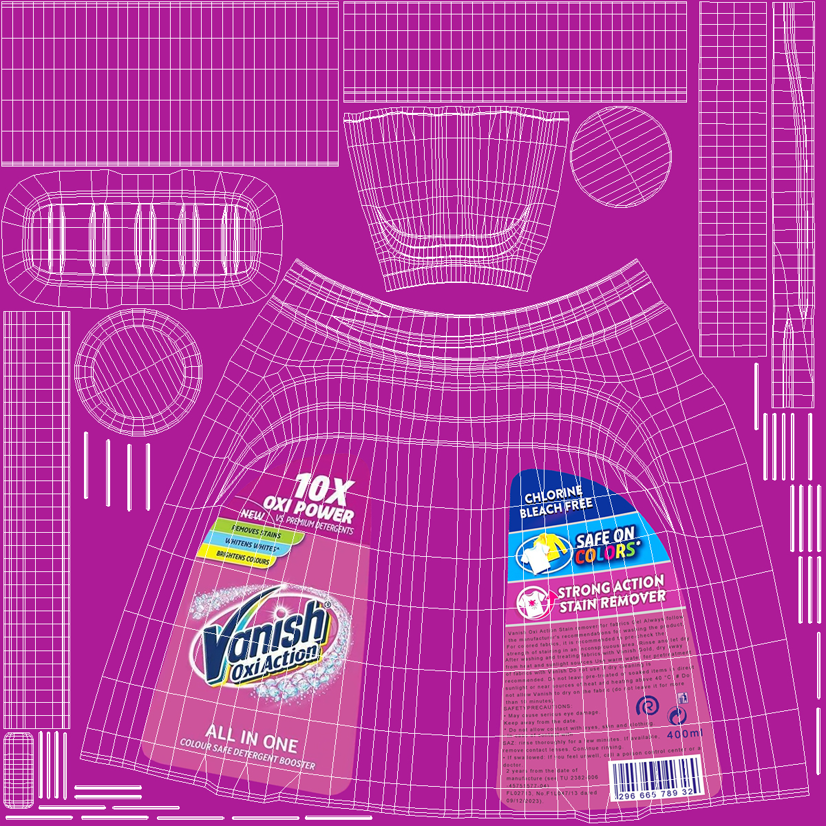 3D T shirt with Vanish Bottle
