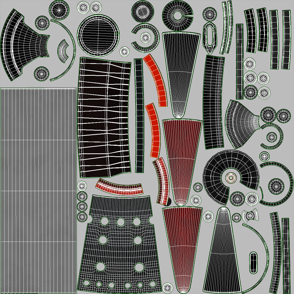 3D Anti Ballistic Missile Set