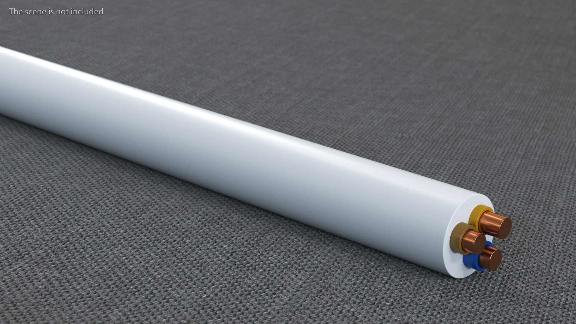 Type I Electric Plug White Rigged for Maya 3D