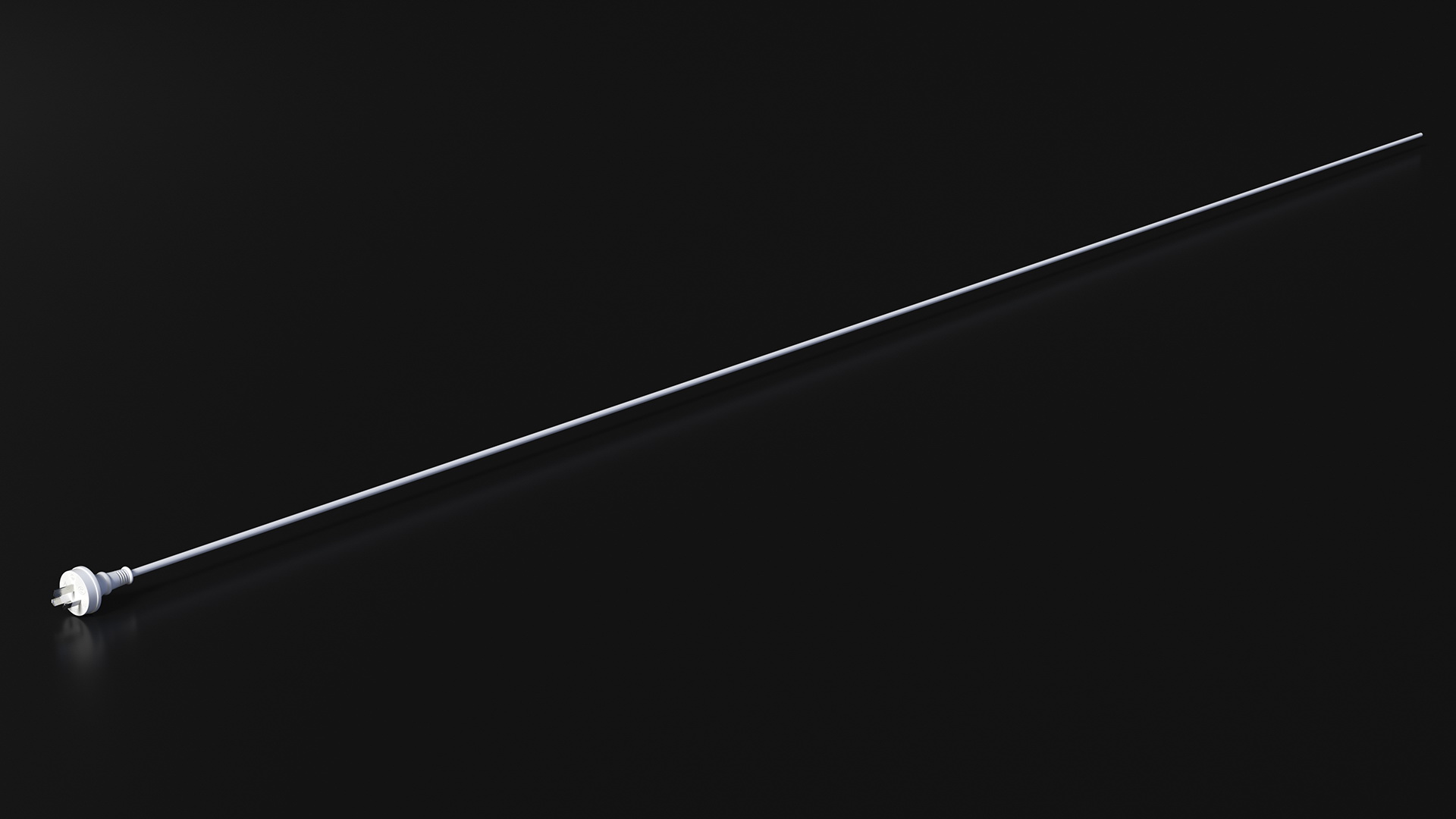 Type I Electric Plug White Rigged for Maya 3D