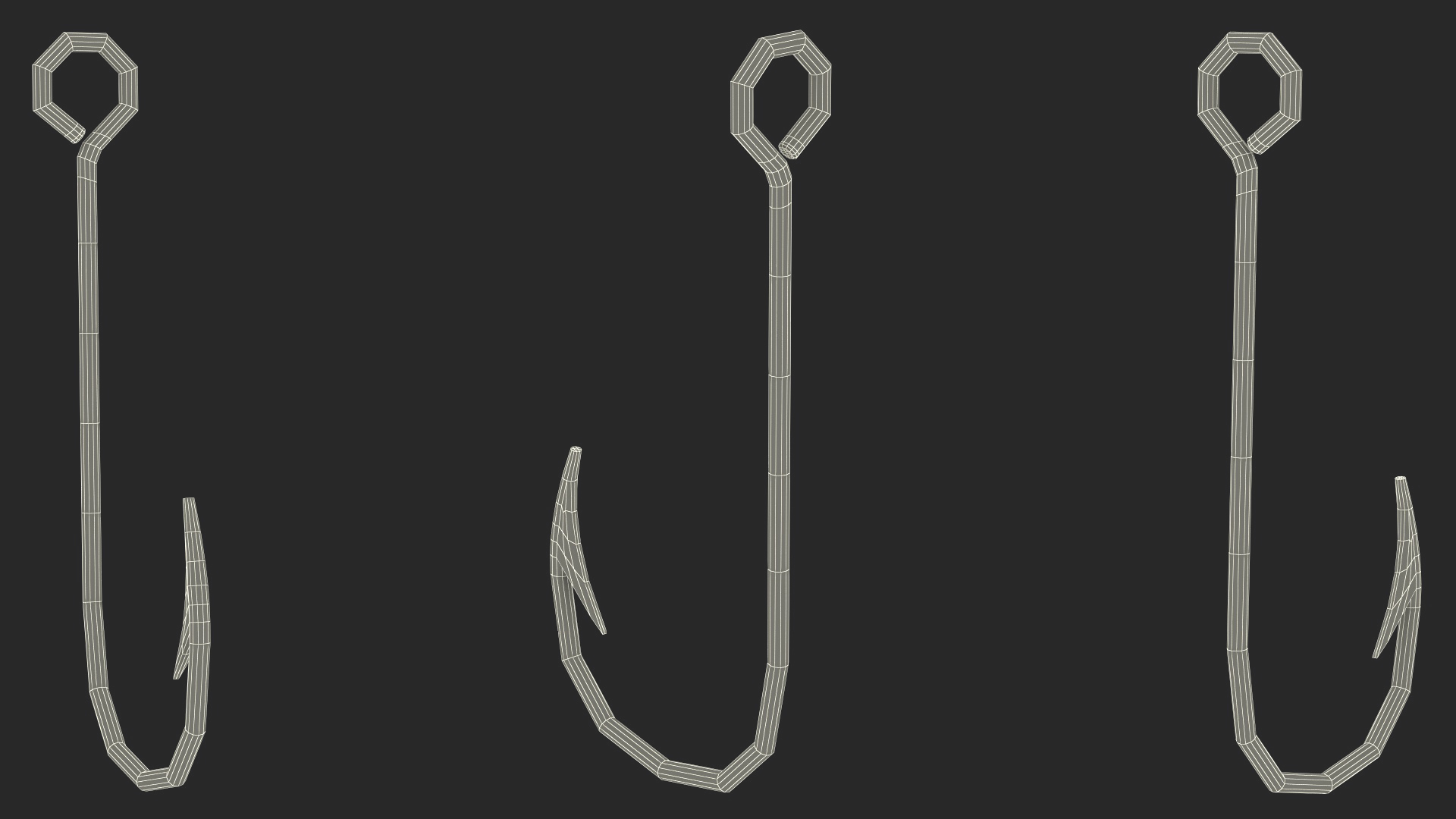 3D Aberdeen Fishing Hook