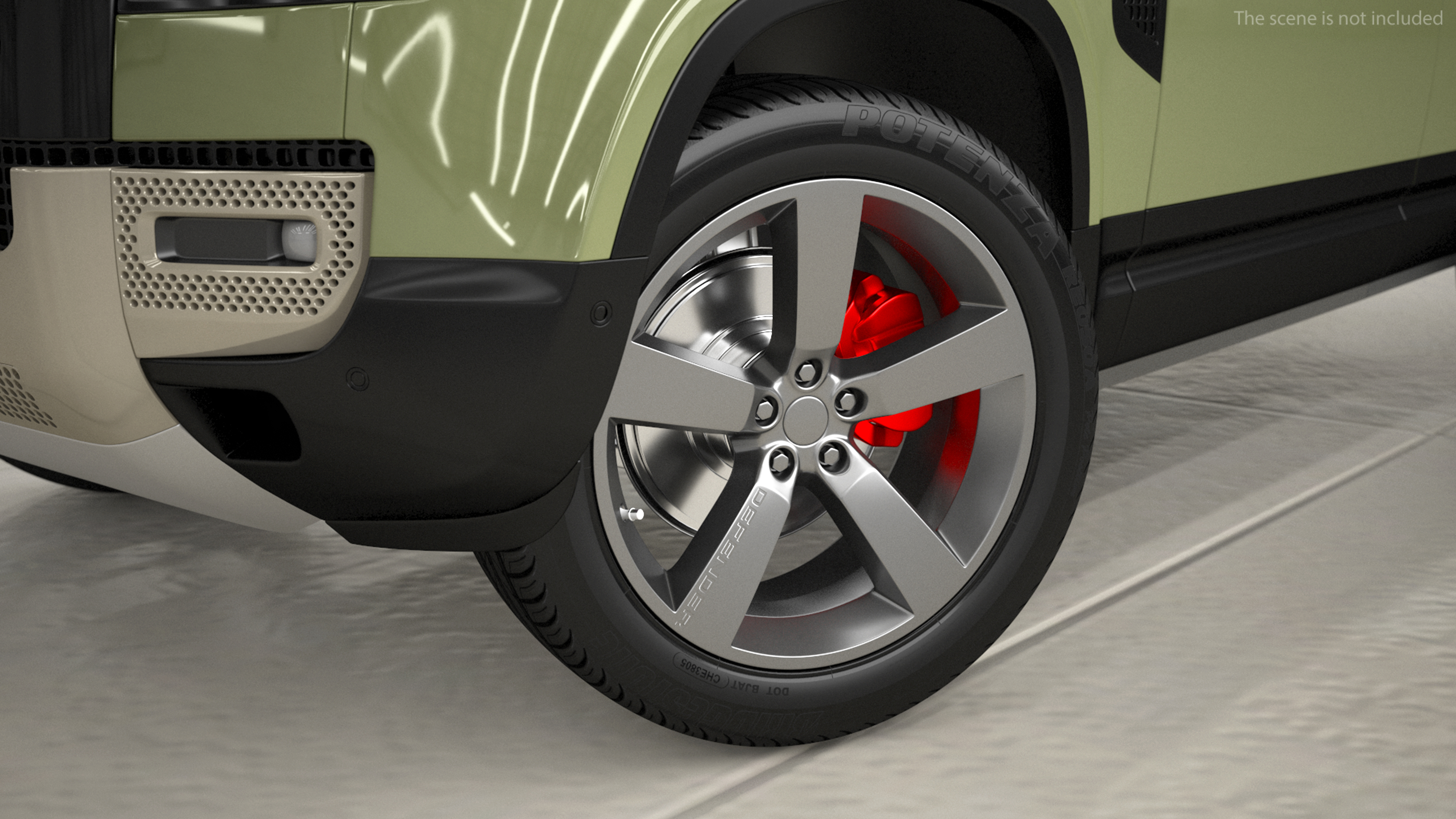 Land Rover Defender Country Pack Rigged 3D model