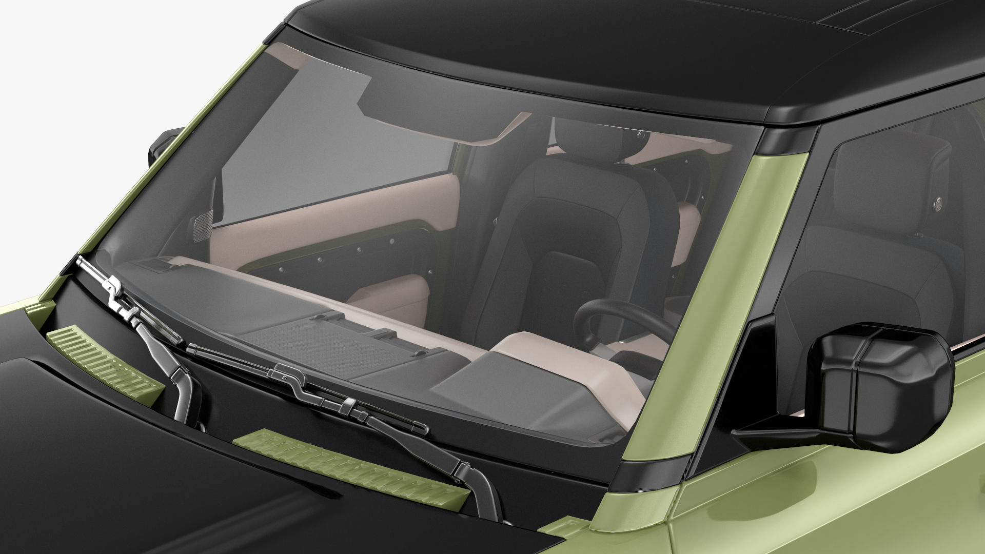 Land Rover Defender Country Pack Rigged 3D model