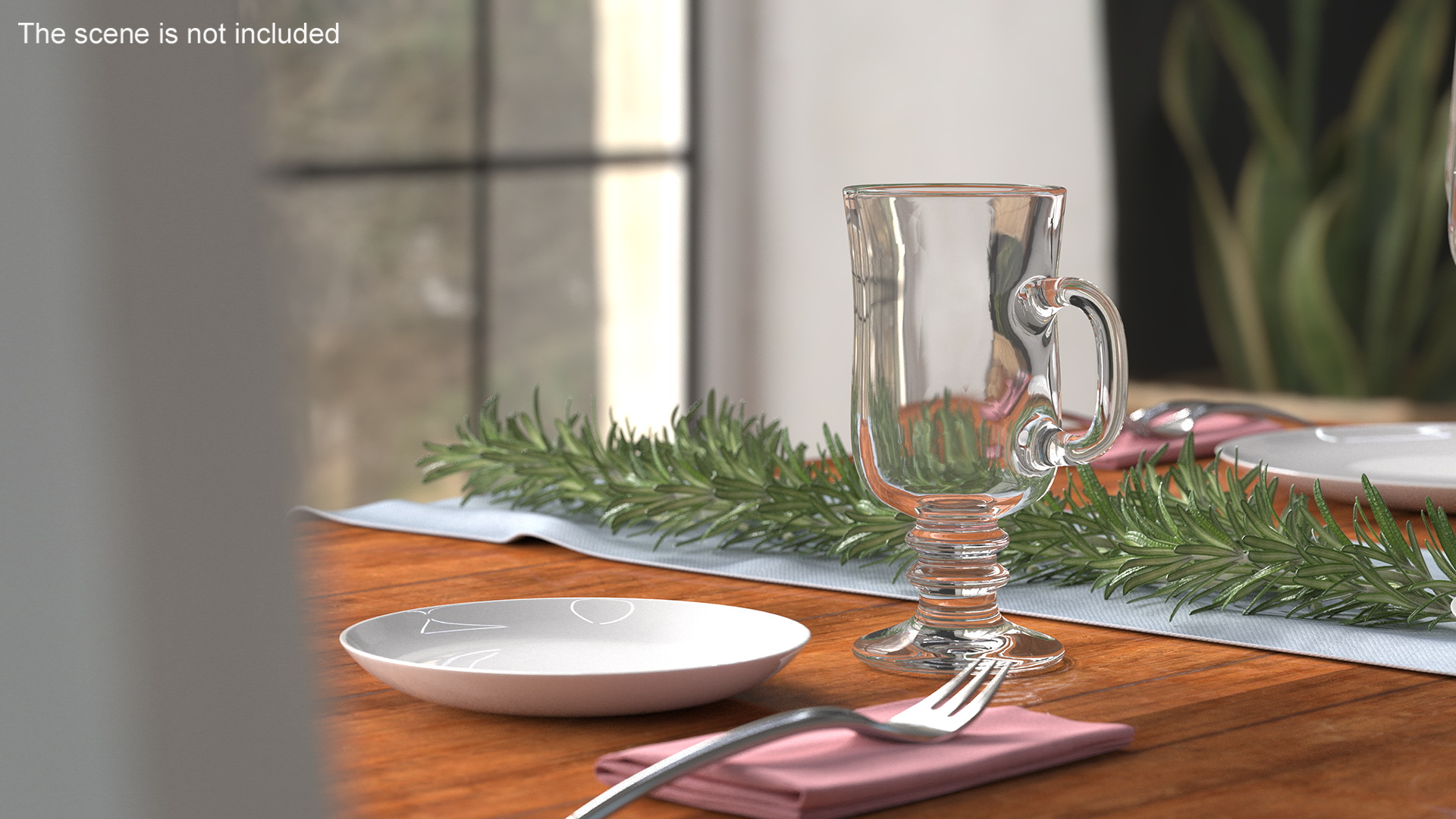 Irish Glass Coffee Mug 3D