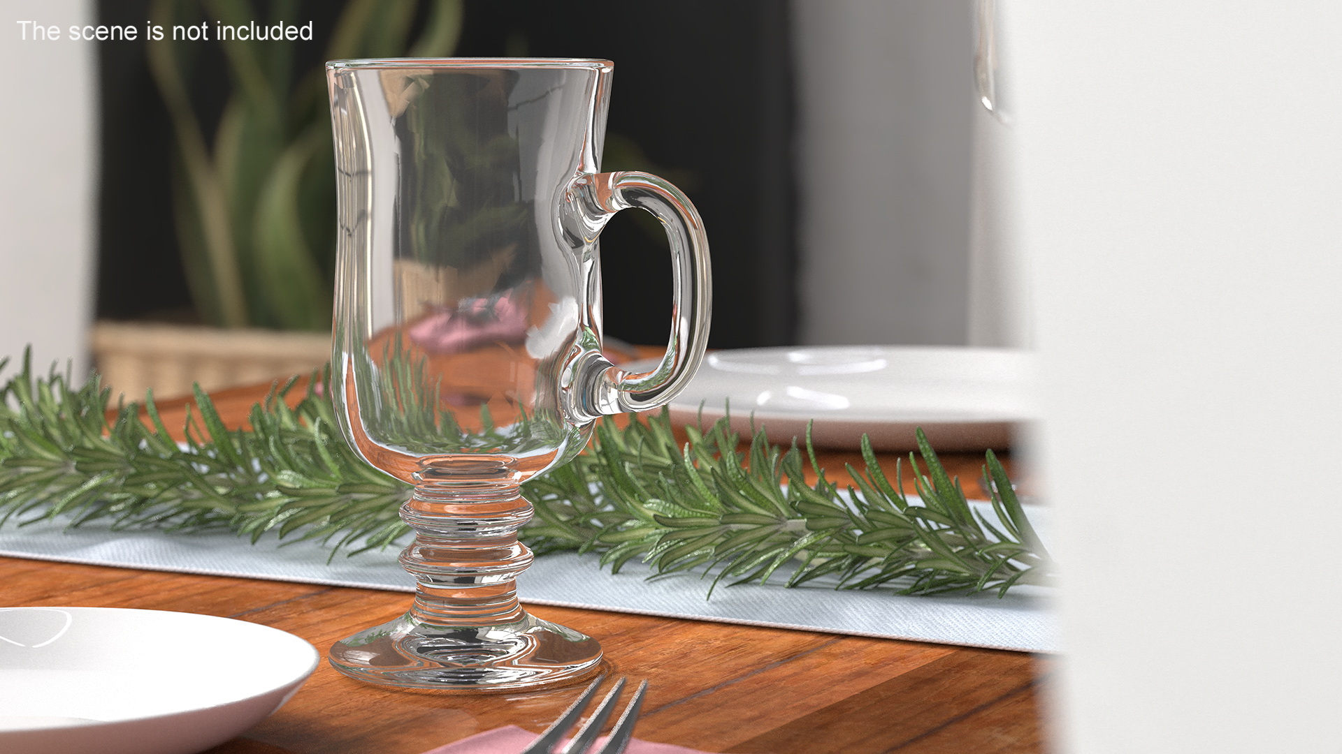 Irish Glass Coffee Mug 3D