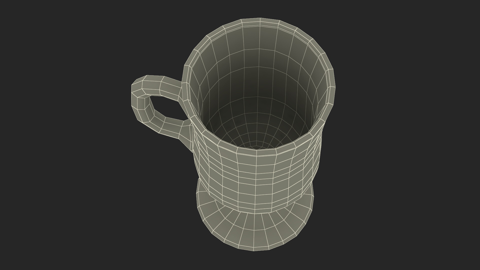 Irish Glass Coffee Mug 3D