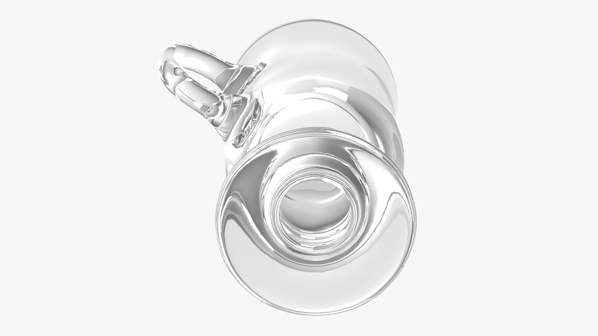Irish Glass Coffee Mug 3D