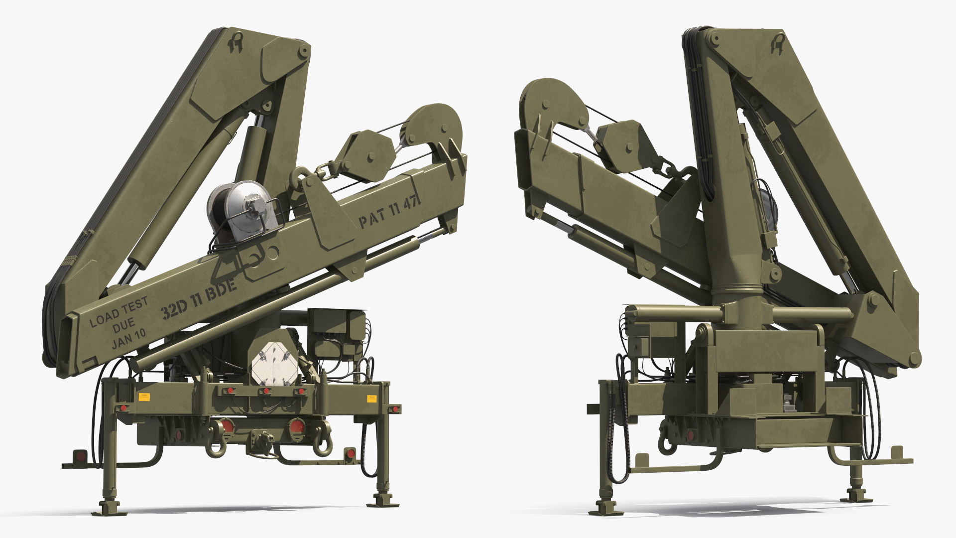 Military Lifting Crane Module Structure - view 3
