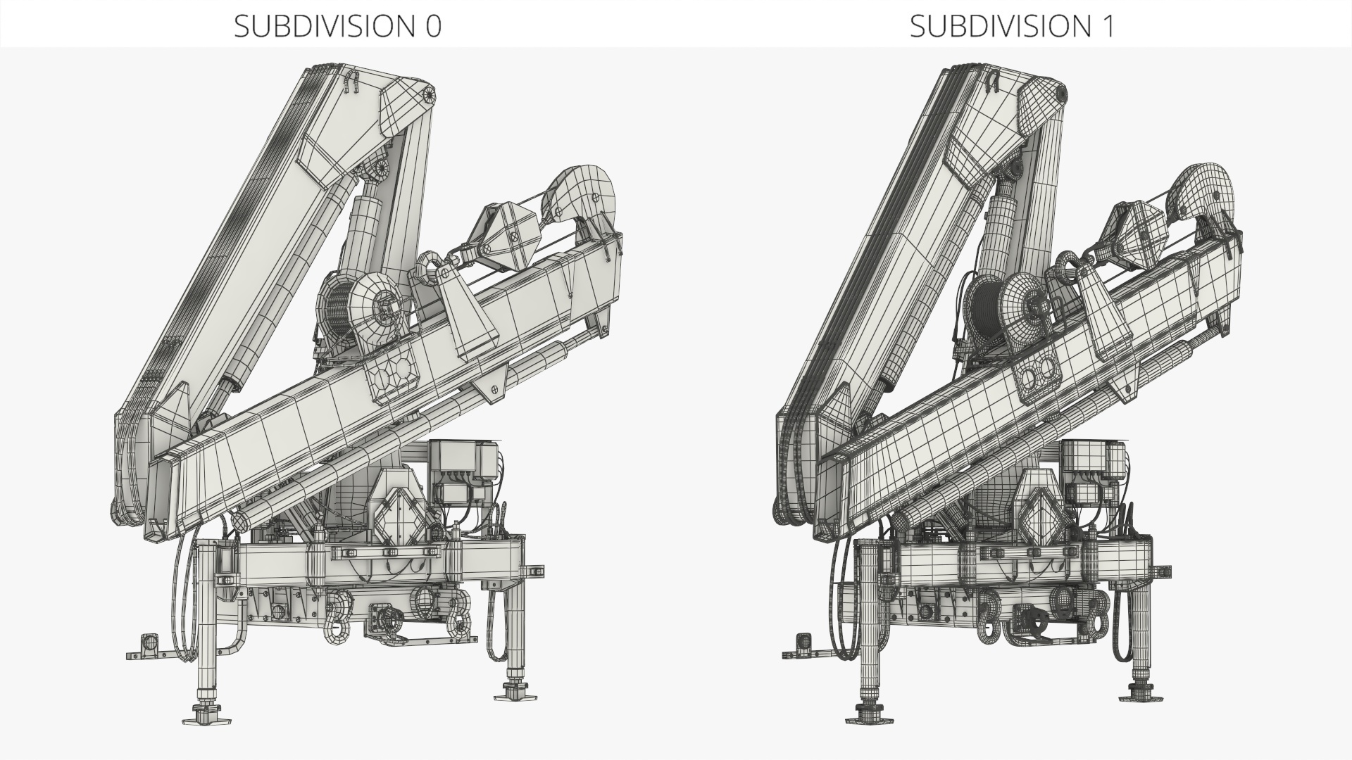 Military Lifting Crane Module Structure - view 7