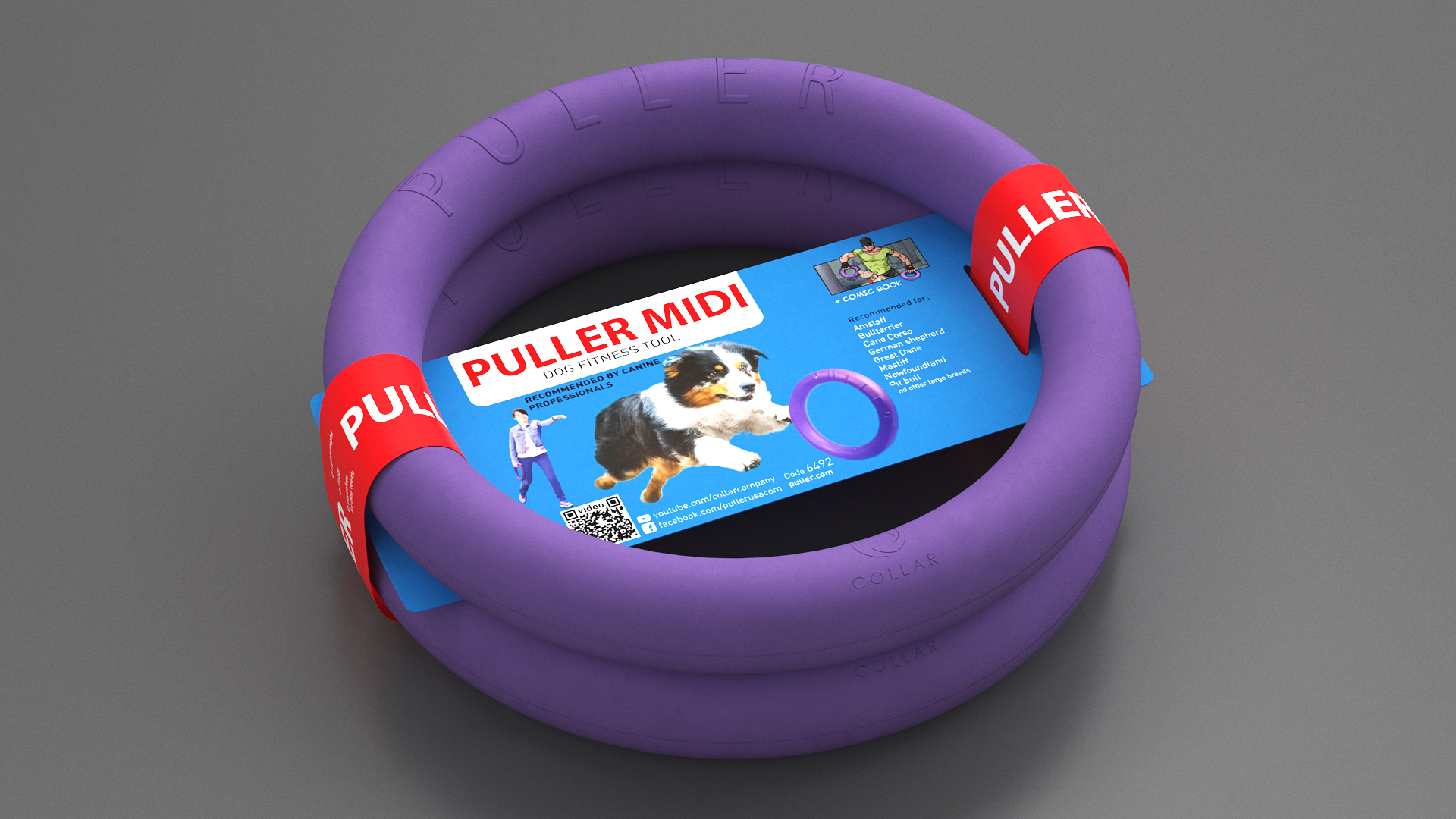 Interactive Dog Toy Puller Midi Package 3D model