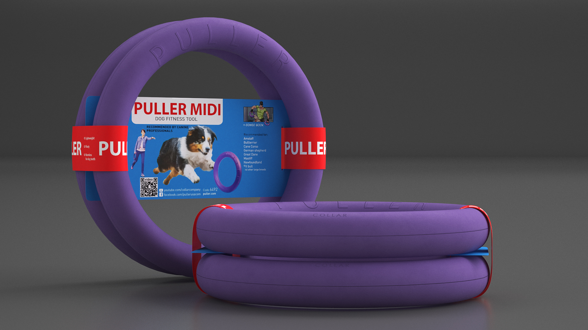 Interactive Dog Toy Puller Midi Package 3D model