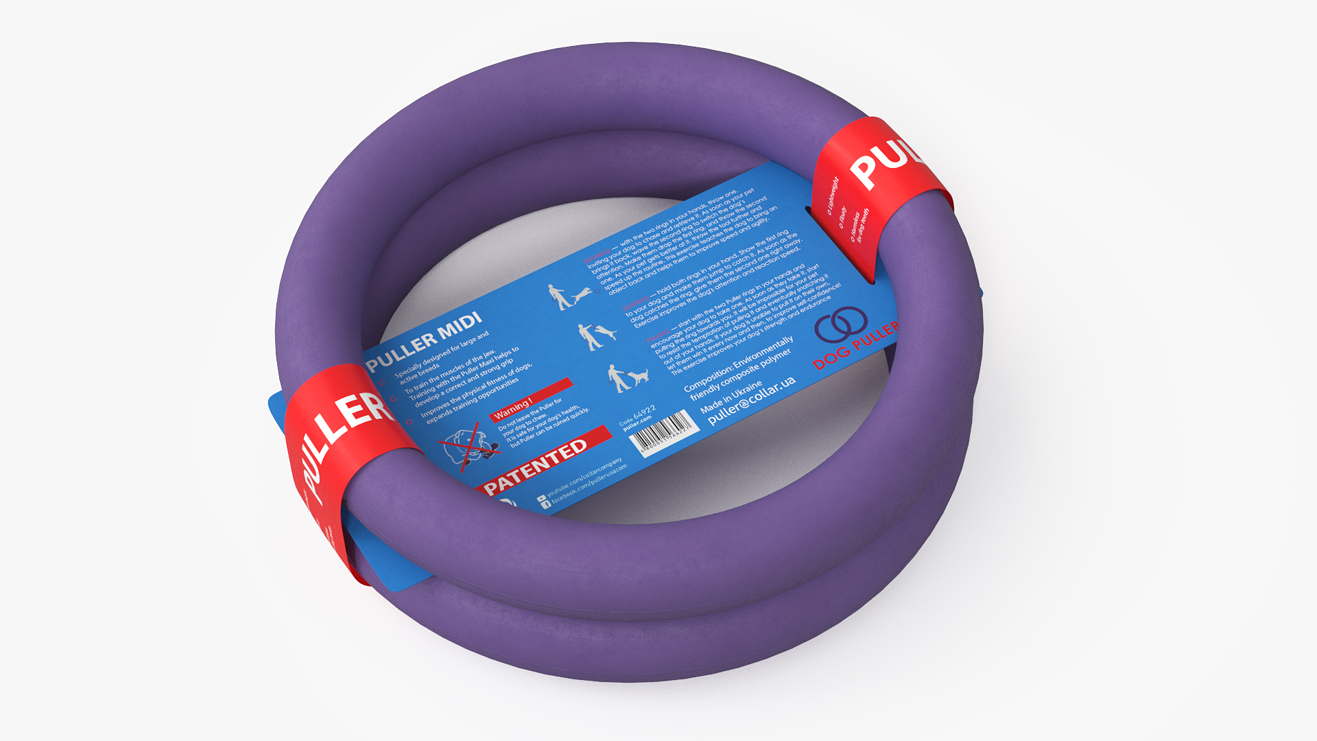 Interactive Dog Toy Puller Midi Package 3D model
