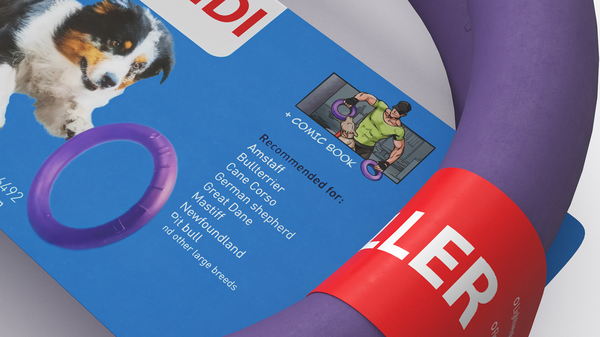 Interactive Dog Toy Puller Midi Package 3D model