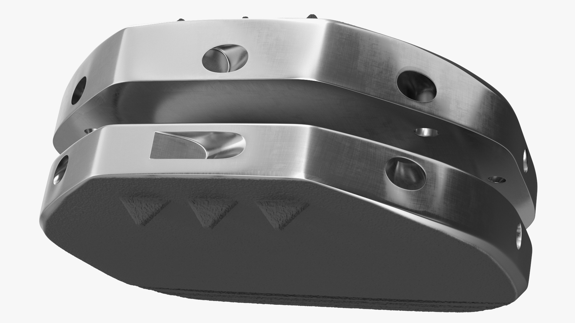 3D Intervertebral Disc Implant Installed on Spine