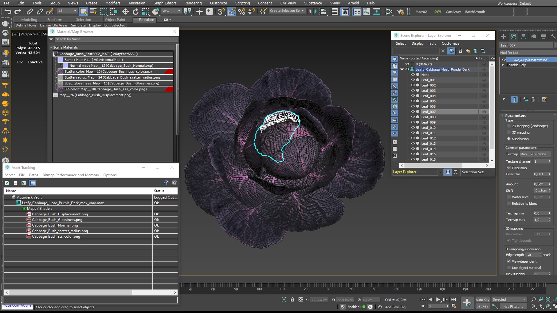 Leafy Cabbage Head Green - view 9
