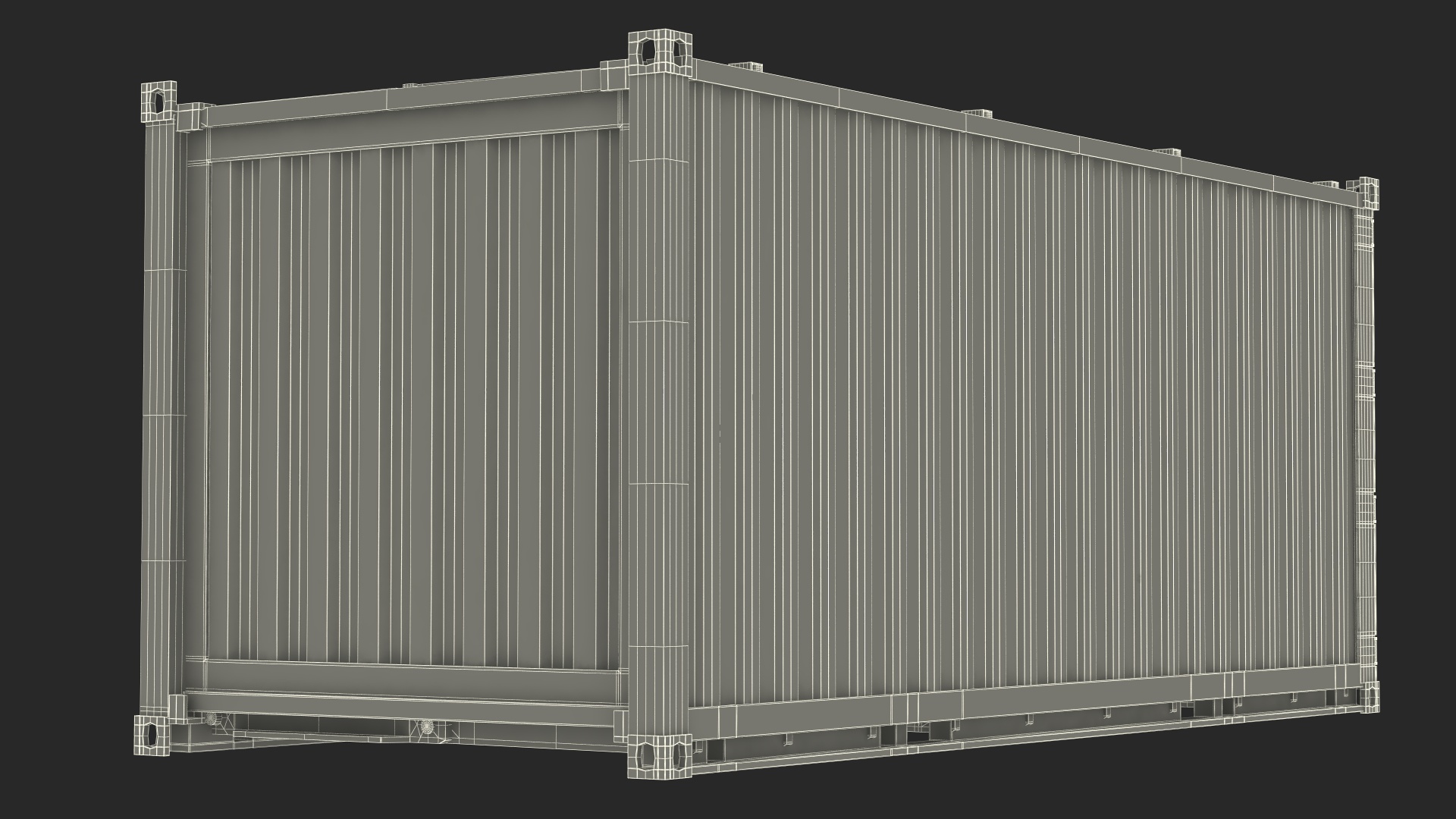 3D Shipping Container model