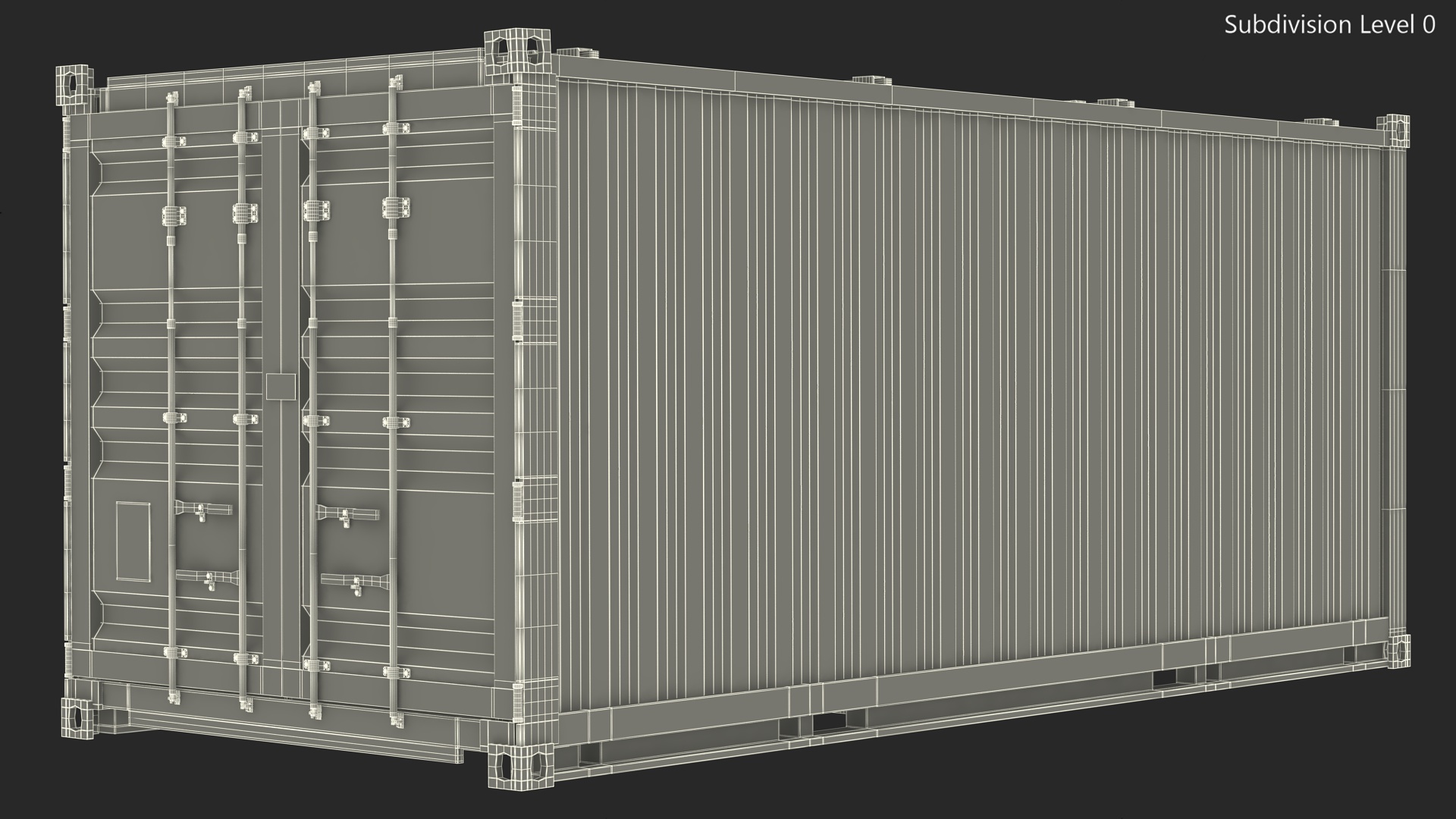 3D Shipping Container model