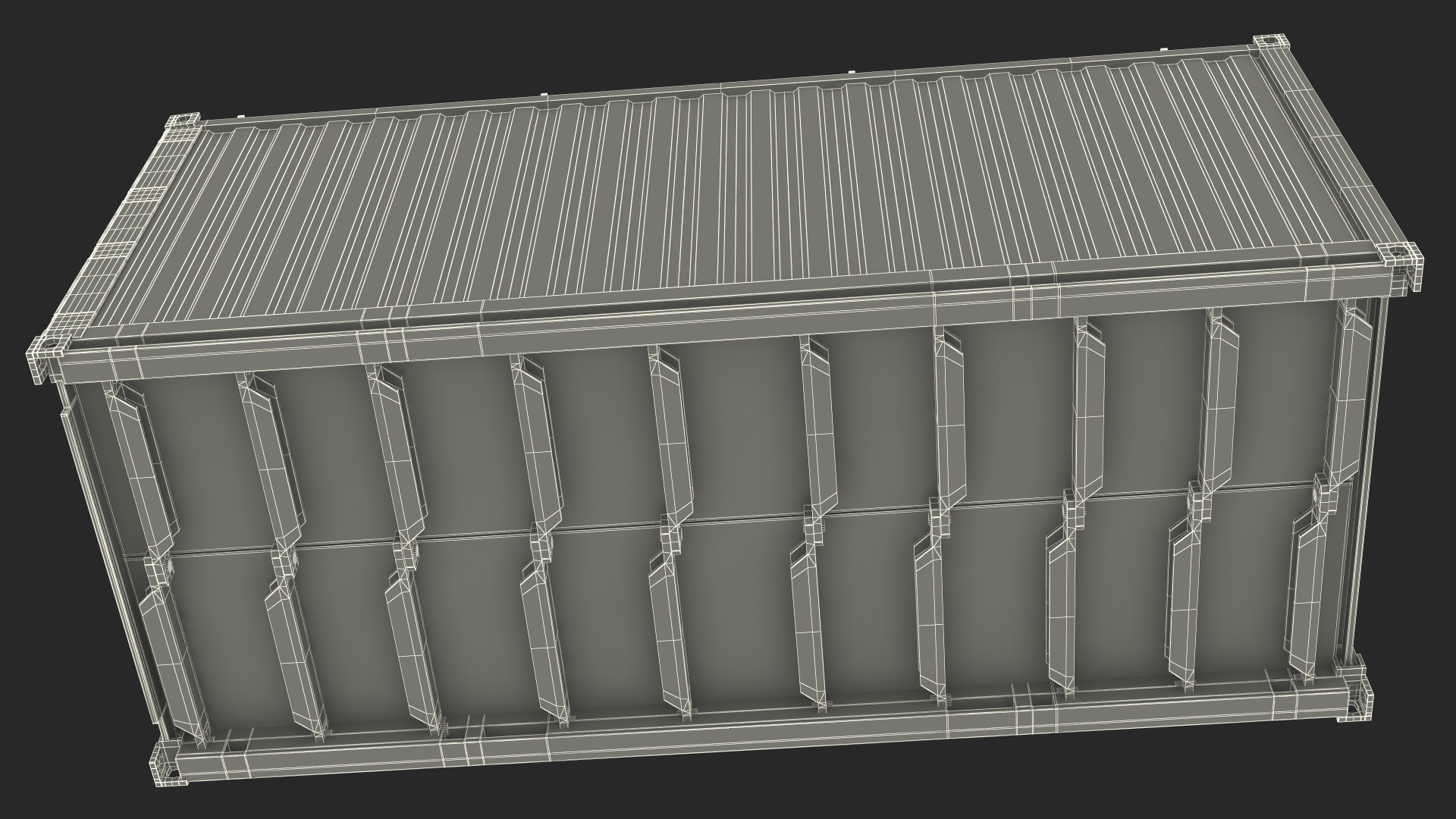 3D Shipping Container model
