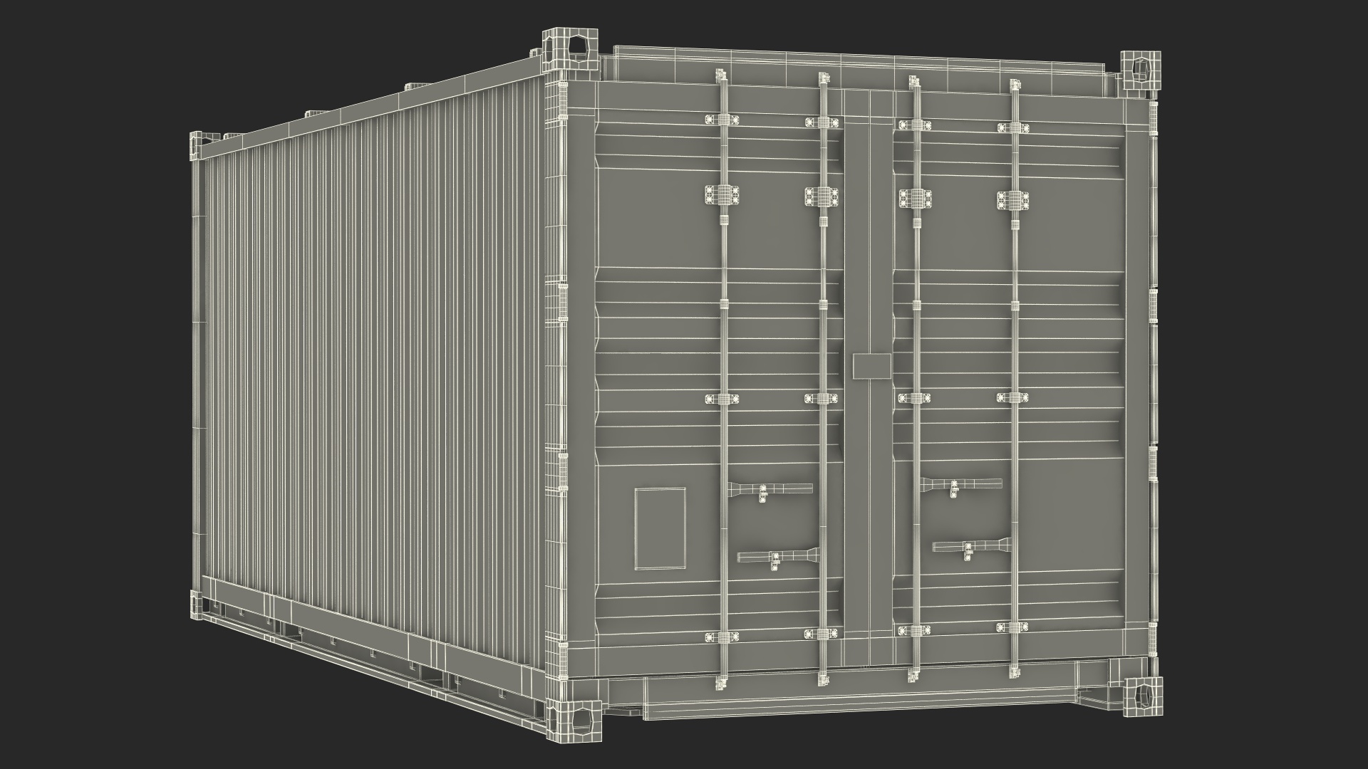 3D Shipping Container model