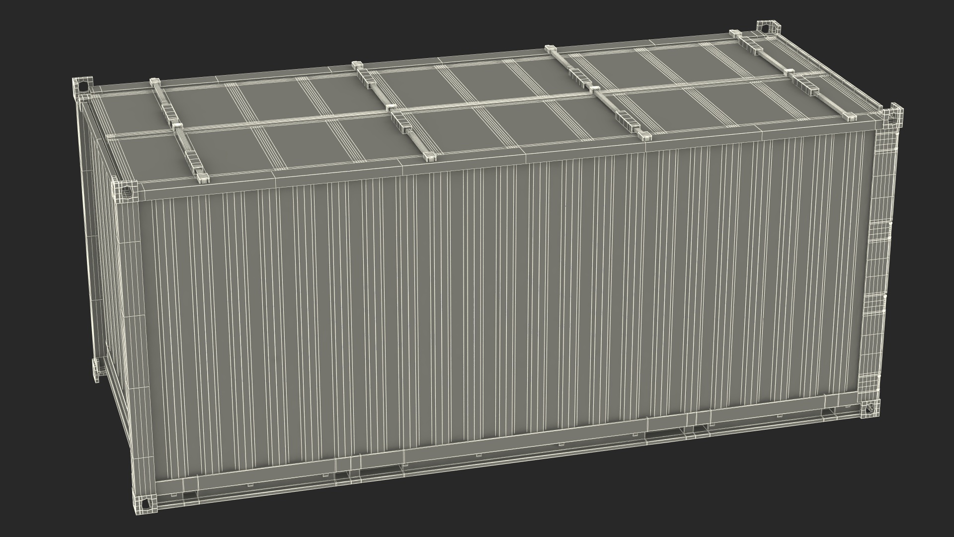 3D Shipping Container model