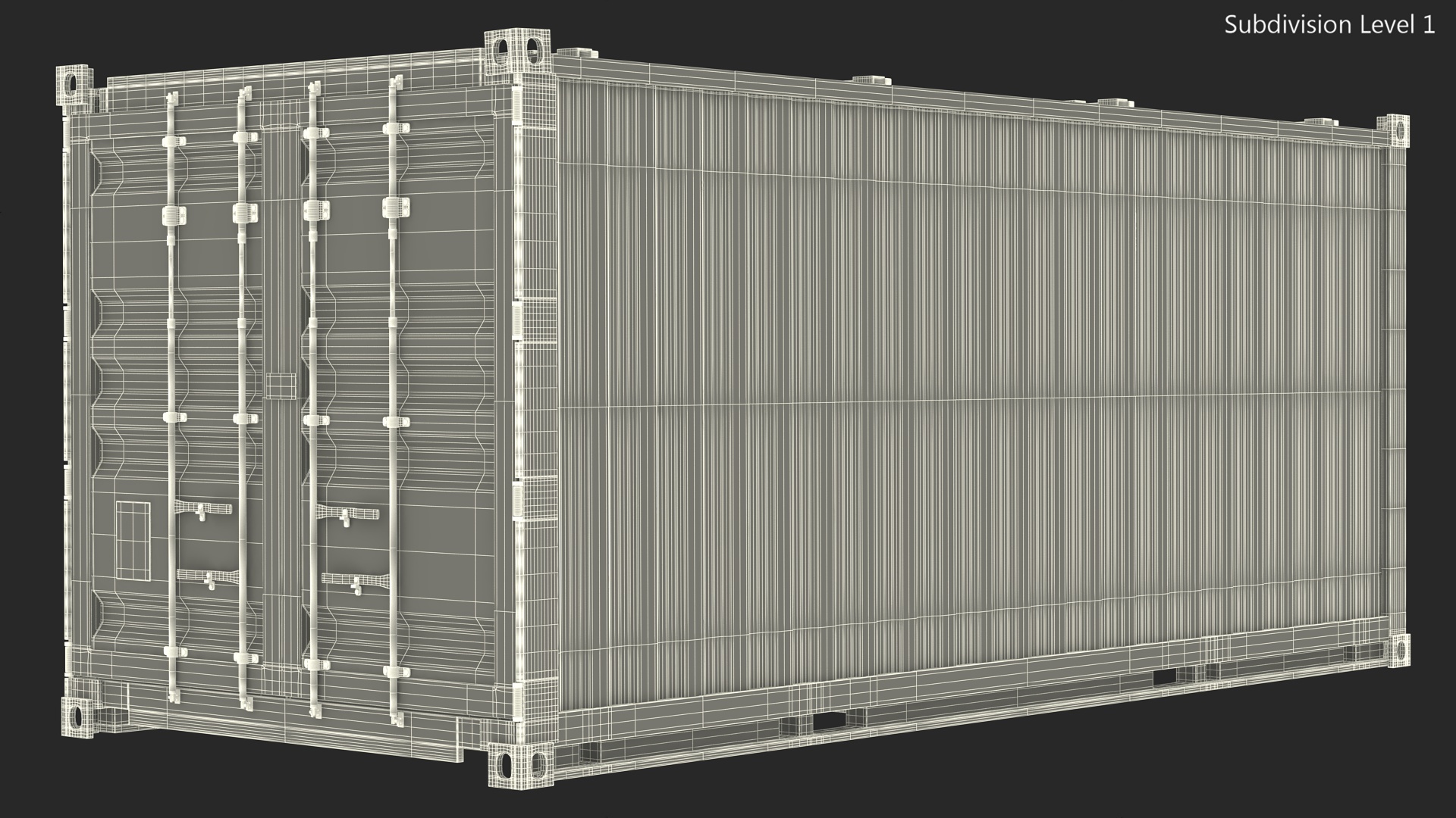 3D Shipping Container model