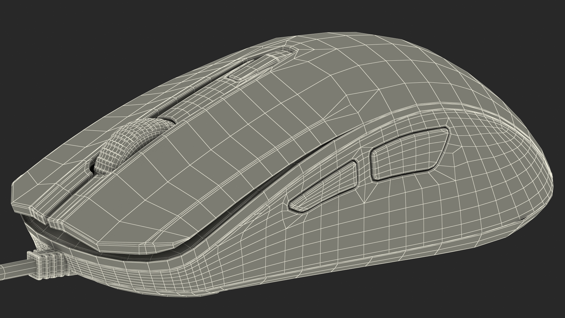 HyperX Pulsefire Surge Gaming Mouse with Mouse Pad Set 3D model