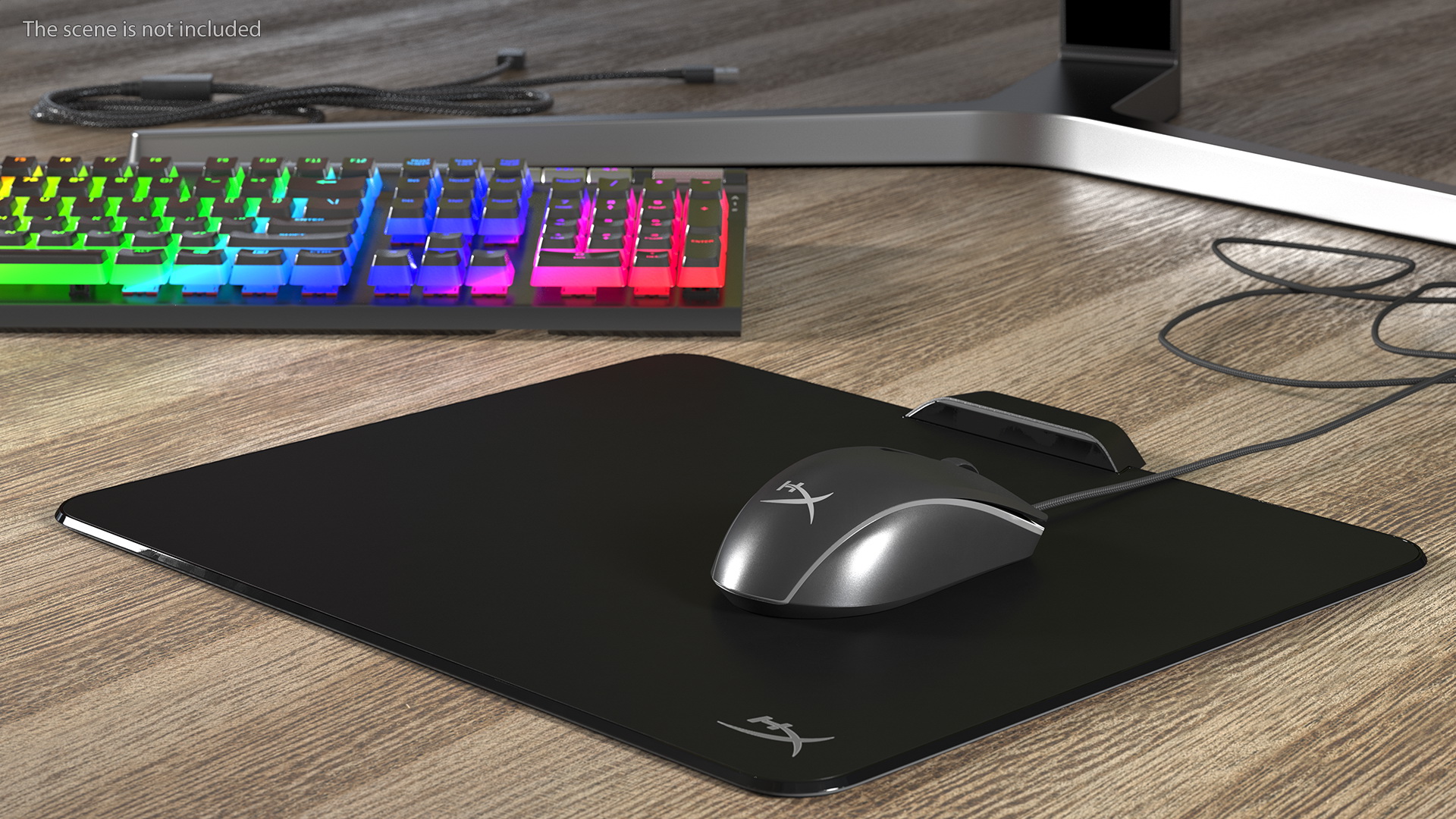 HyperX Pulsefire Surge Gaming Mouse with Mouse Pad Set 3D model