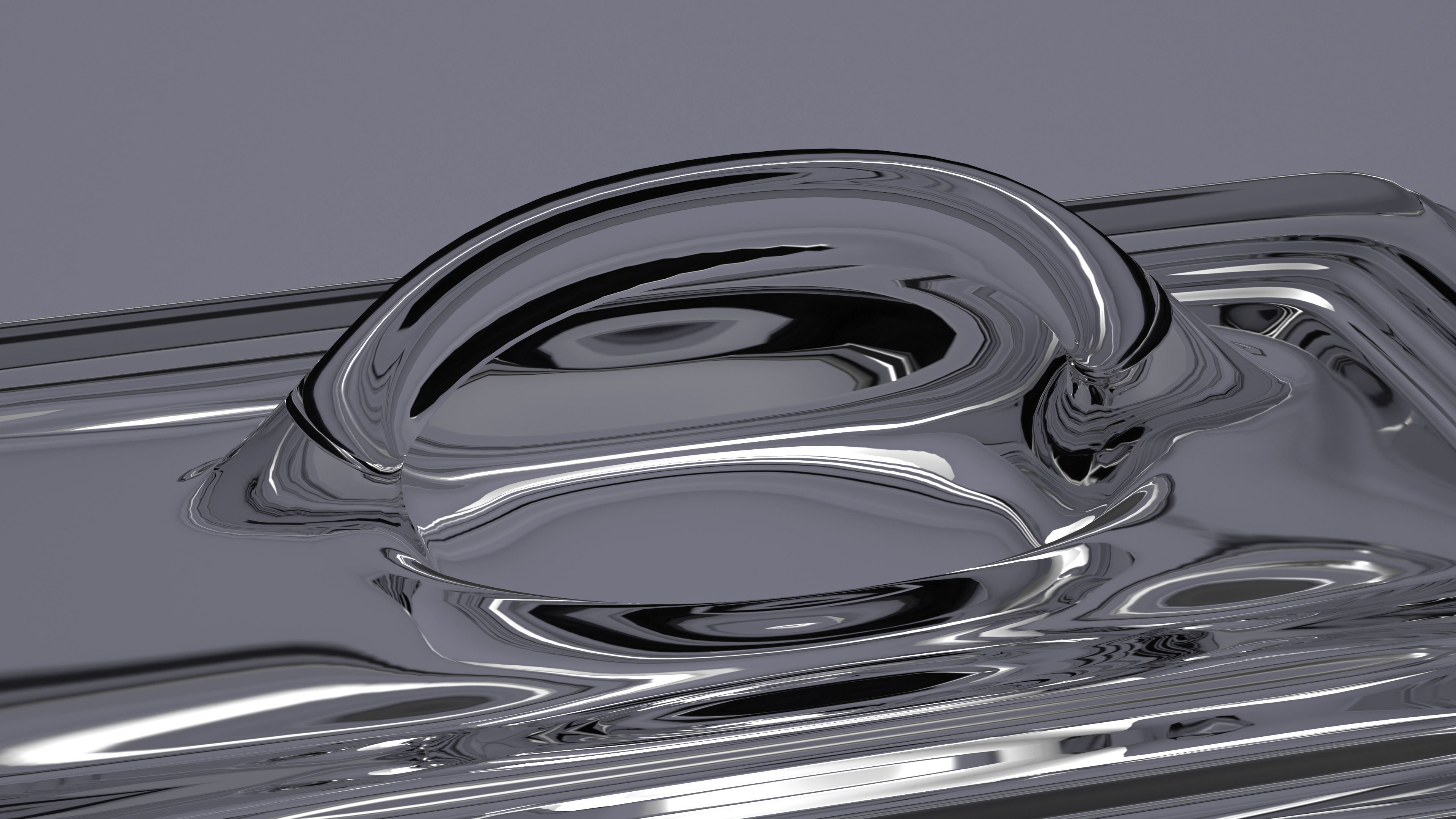Glass Butter Dish 3D