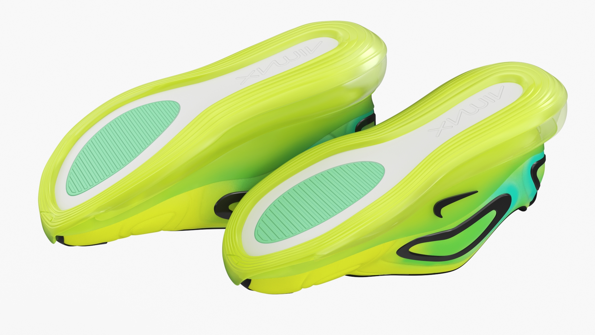 Nike Air Sneakers 720 Volt Green 3D