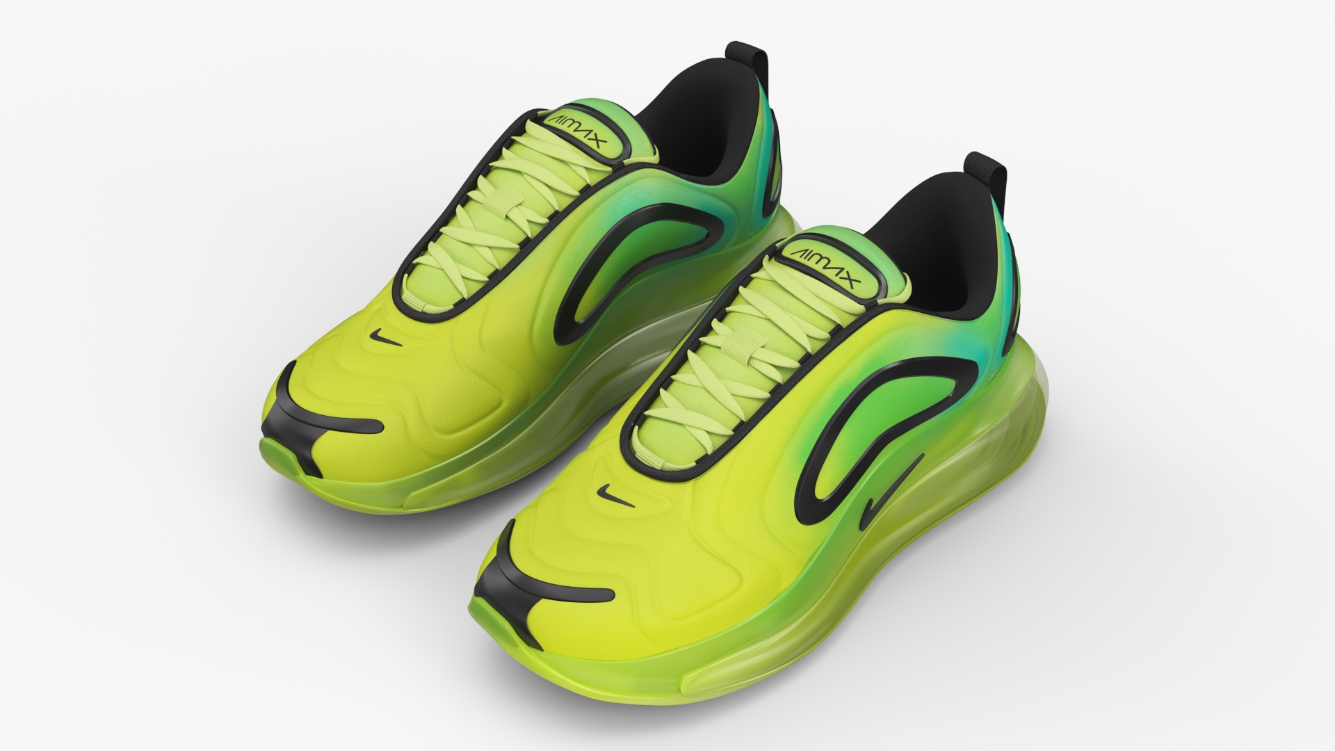 Nike Air Sneakers 720 Volt Green 3D