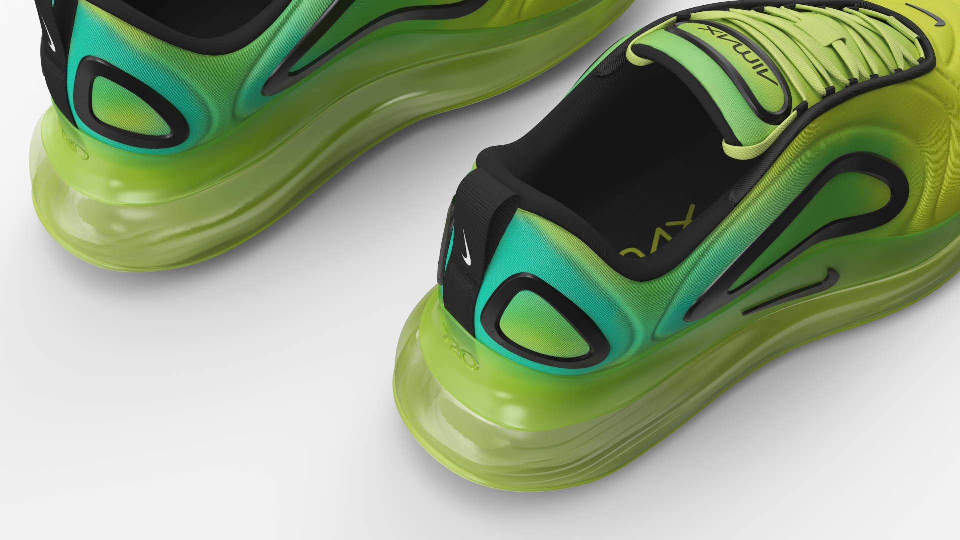 Nike Air Sneakers 720 Volt Green 3D