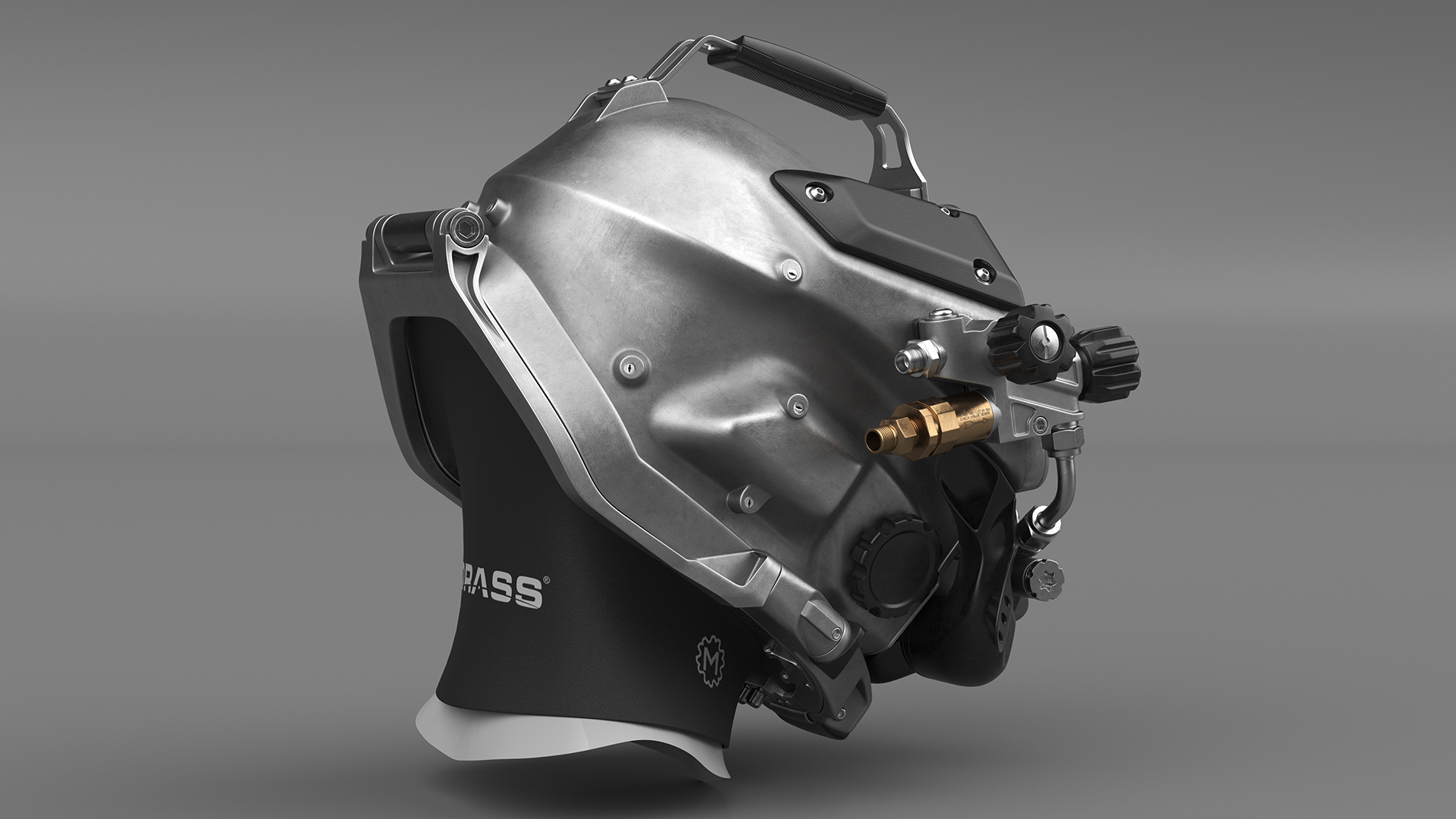 3D Commercial Diving Helmet Drass D One