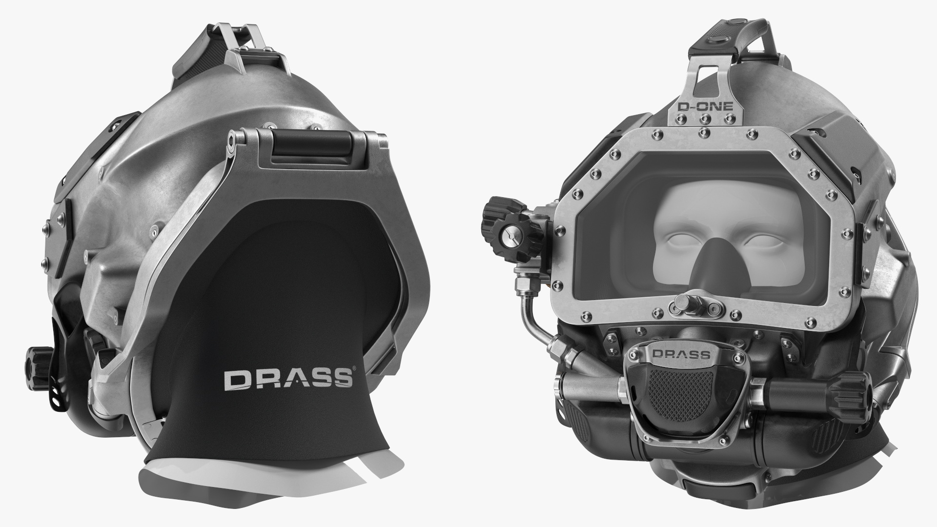 3D Commercial Diving Helmet Drass D One