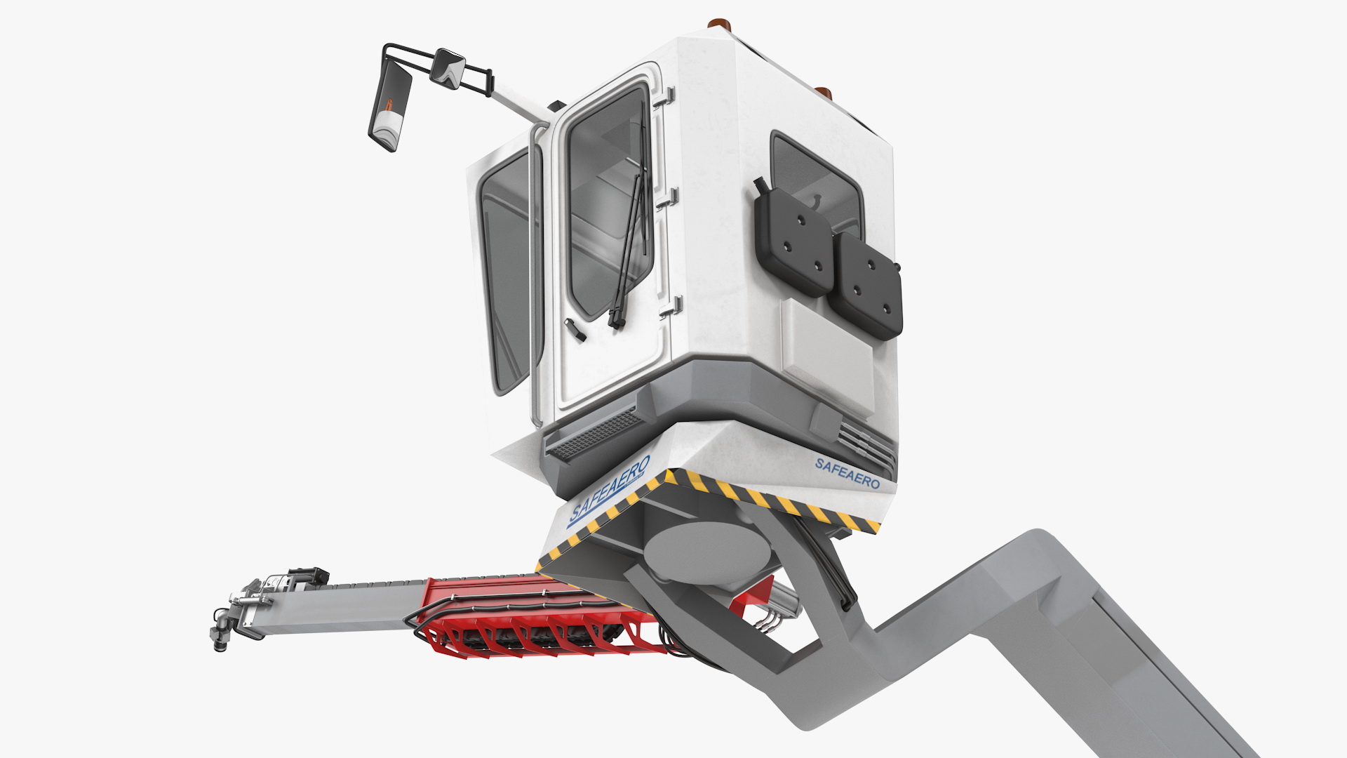 3D model Safeaero 220 Deicing Vehicle Working Position