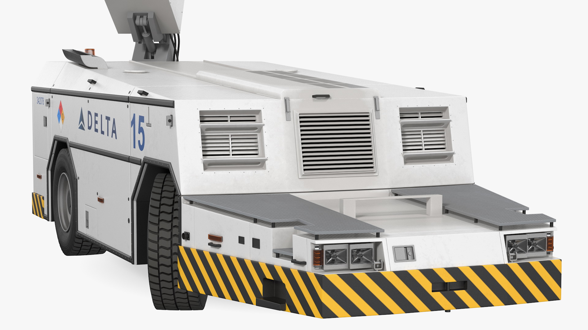3D model Safeaero 220 Deicing Vehicle Working Position