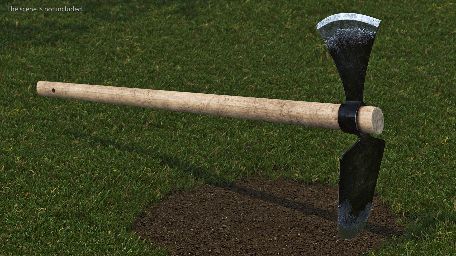 3D Mattock with Axe Gardening Tool