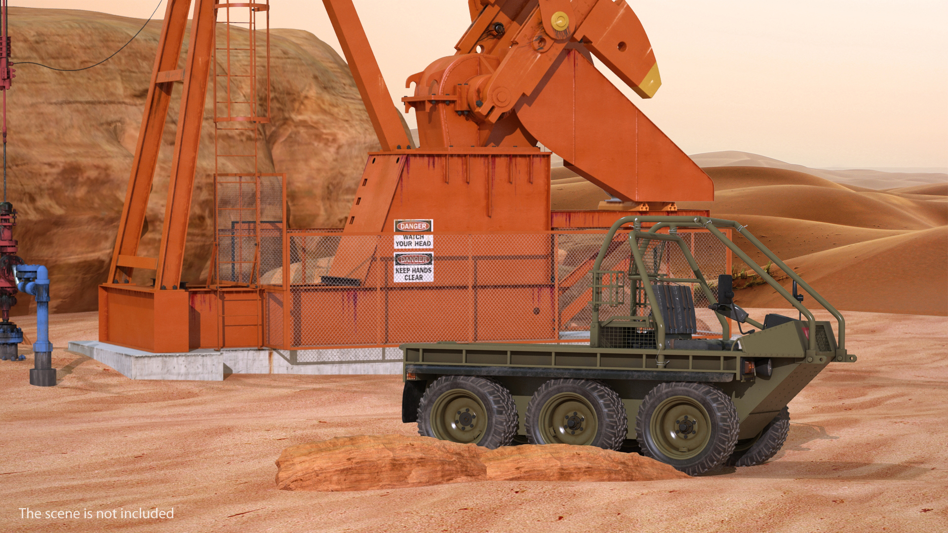 3D model Military High Mobility Vehicle ATMP