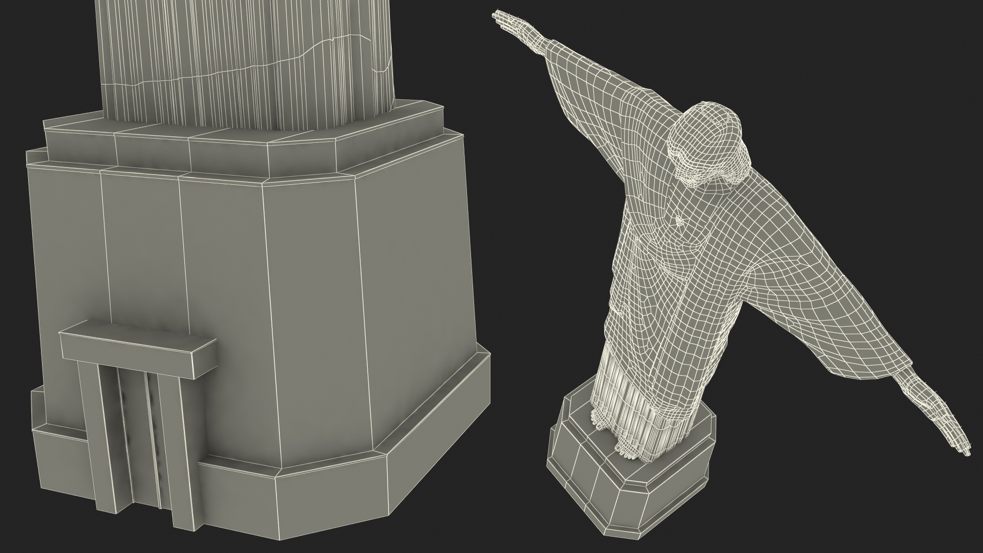 3D Christ the Redeemer Statue